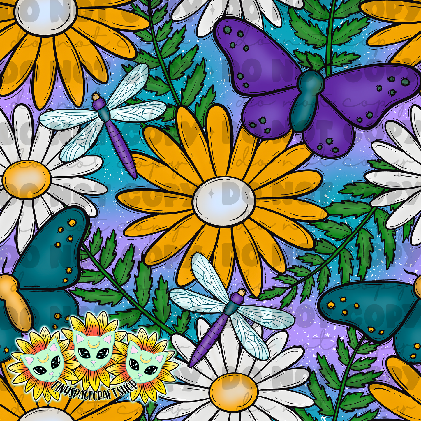 Floral butterfly