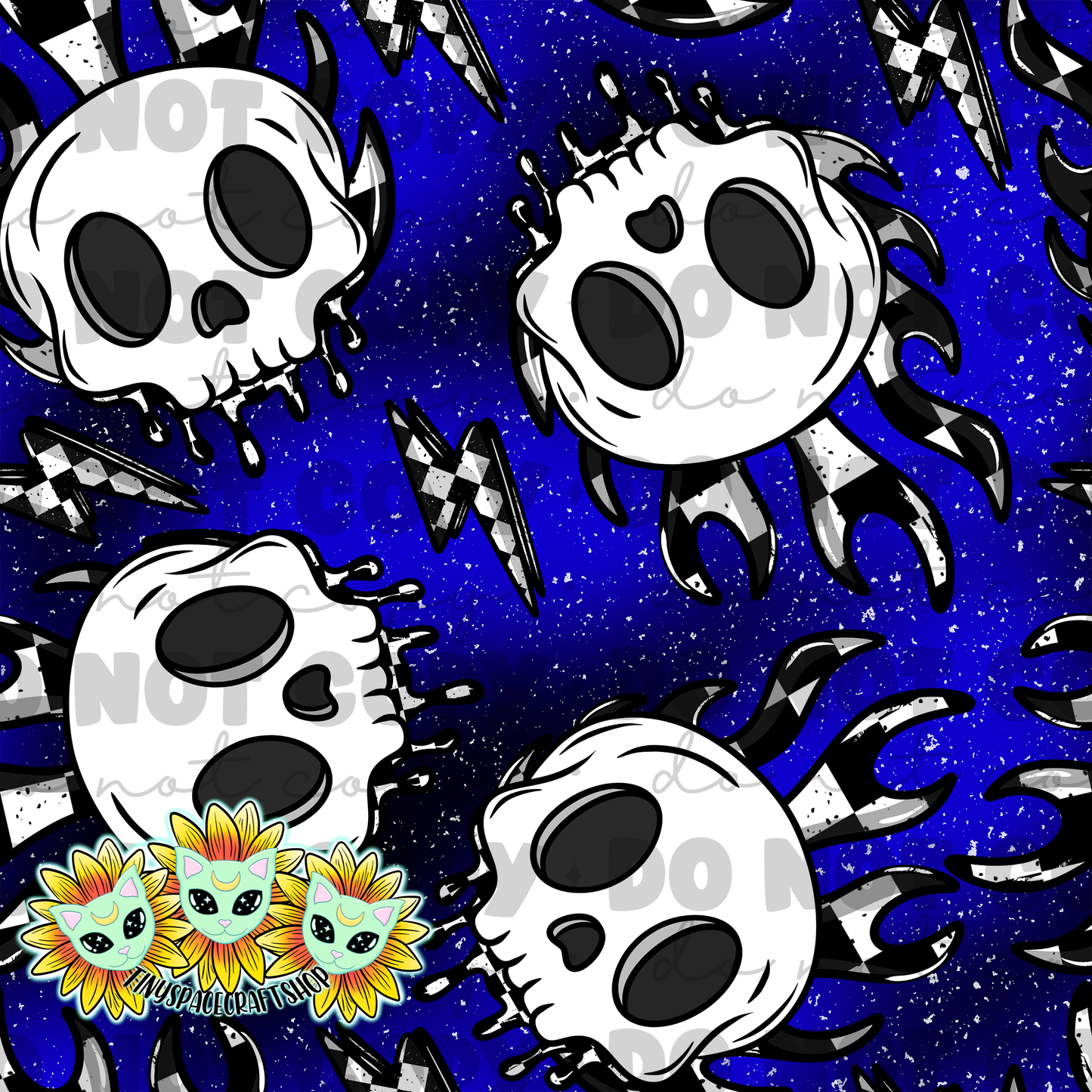 Checker skull