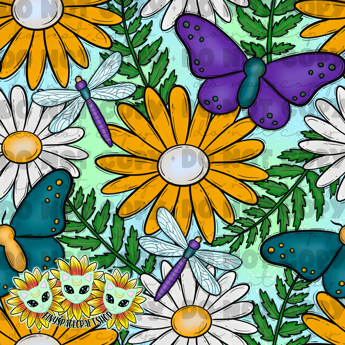 Floral butterfly