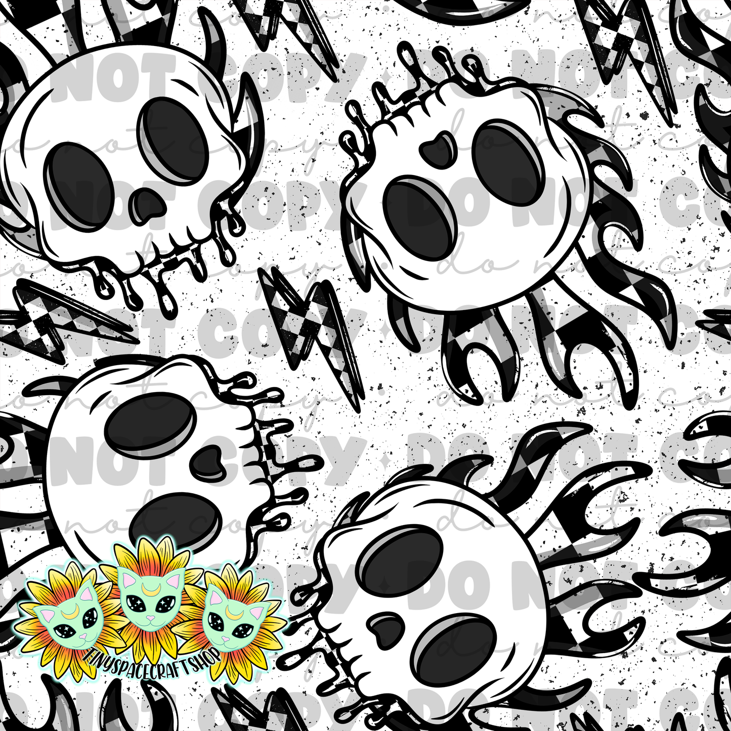 Checker skull