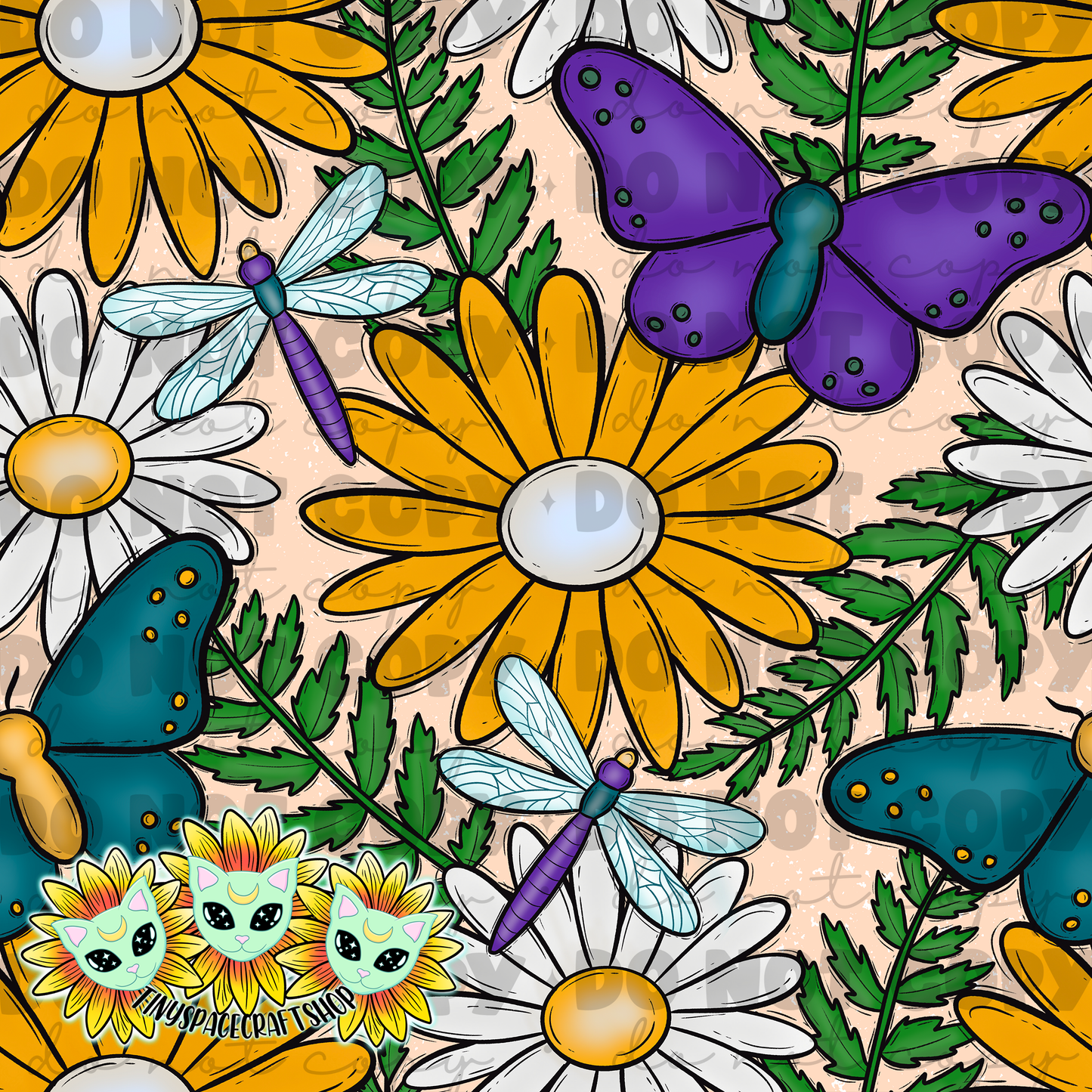 Floral butterfly