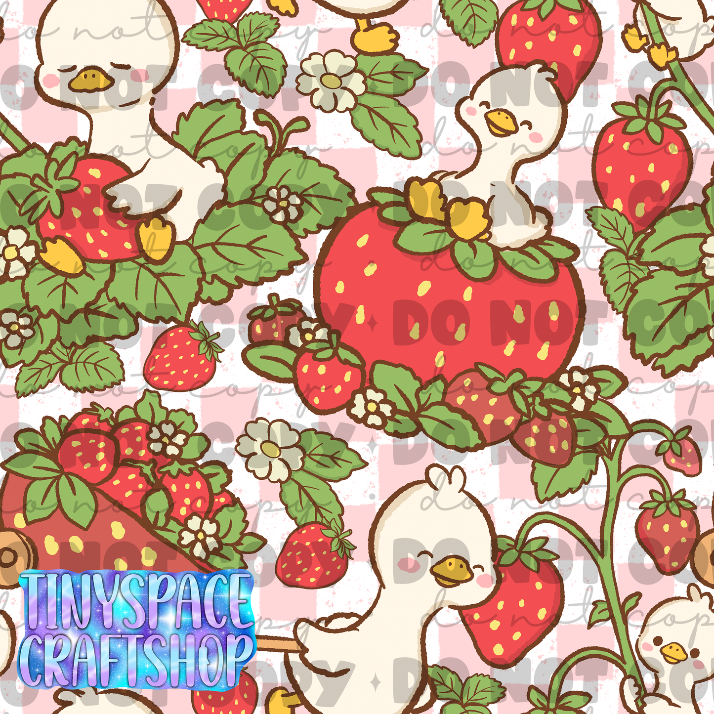 Strawberry duck