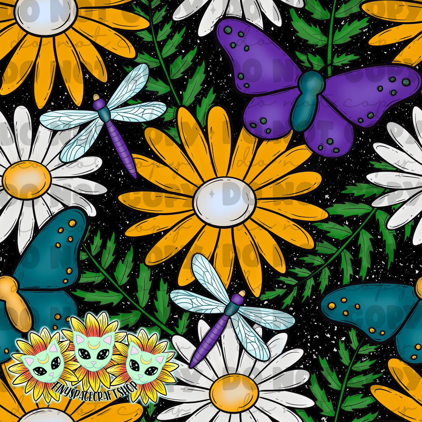 Floral butterfly