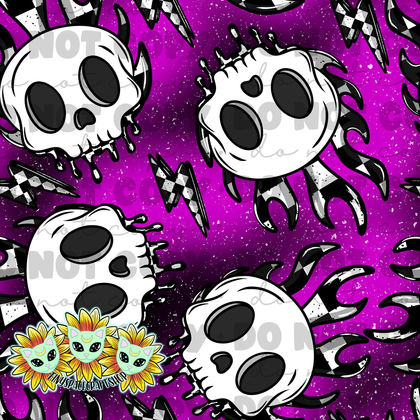 Checker skull