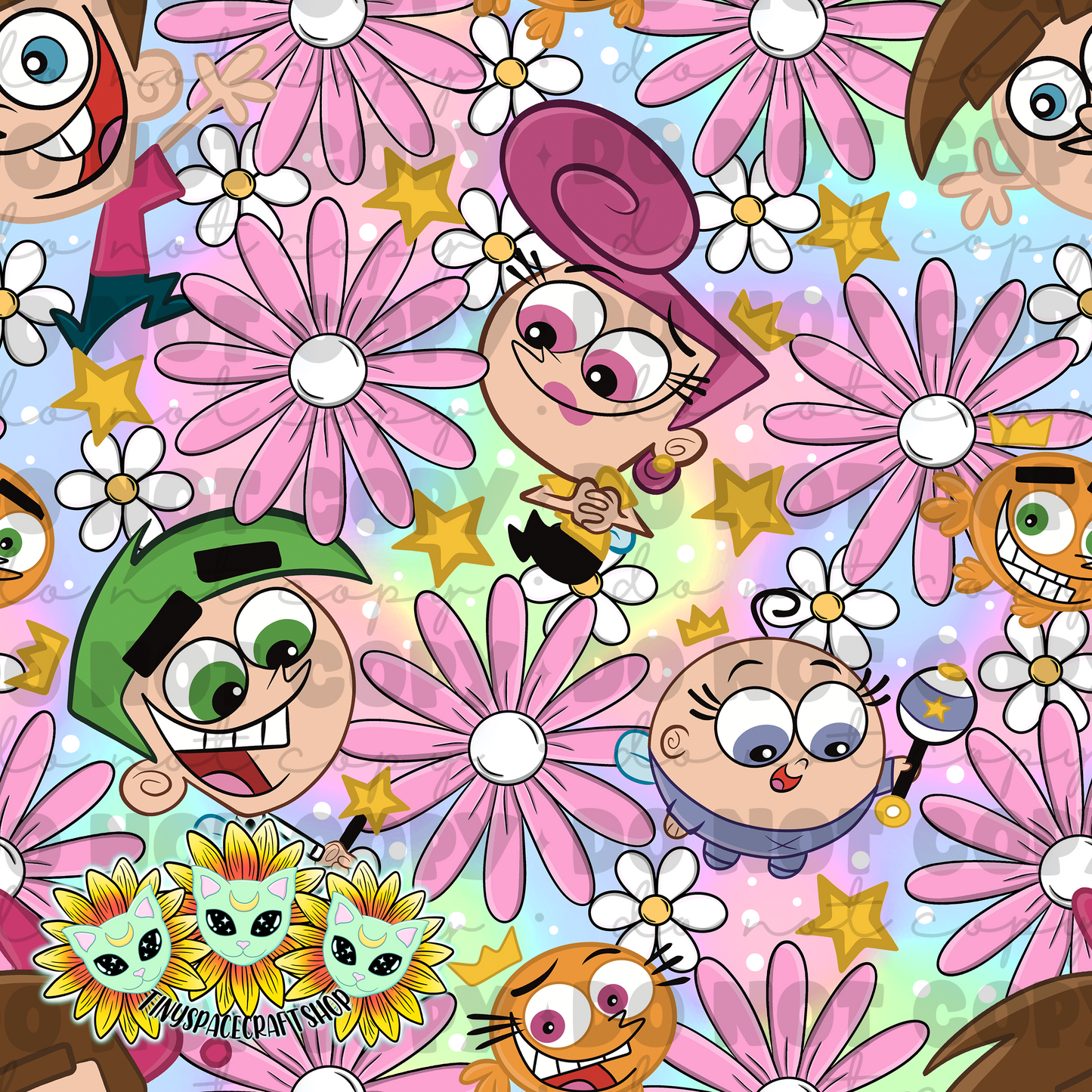 Floral cartoon