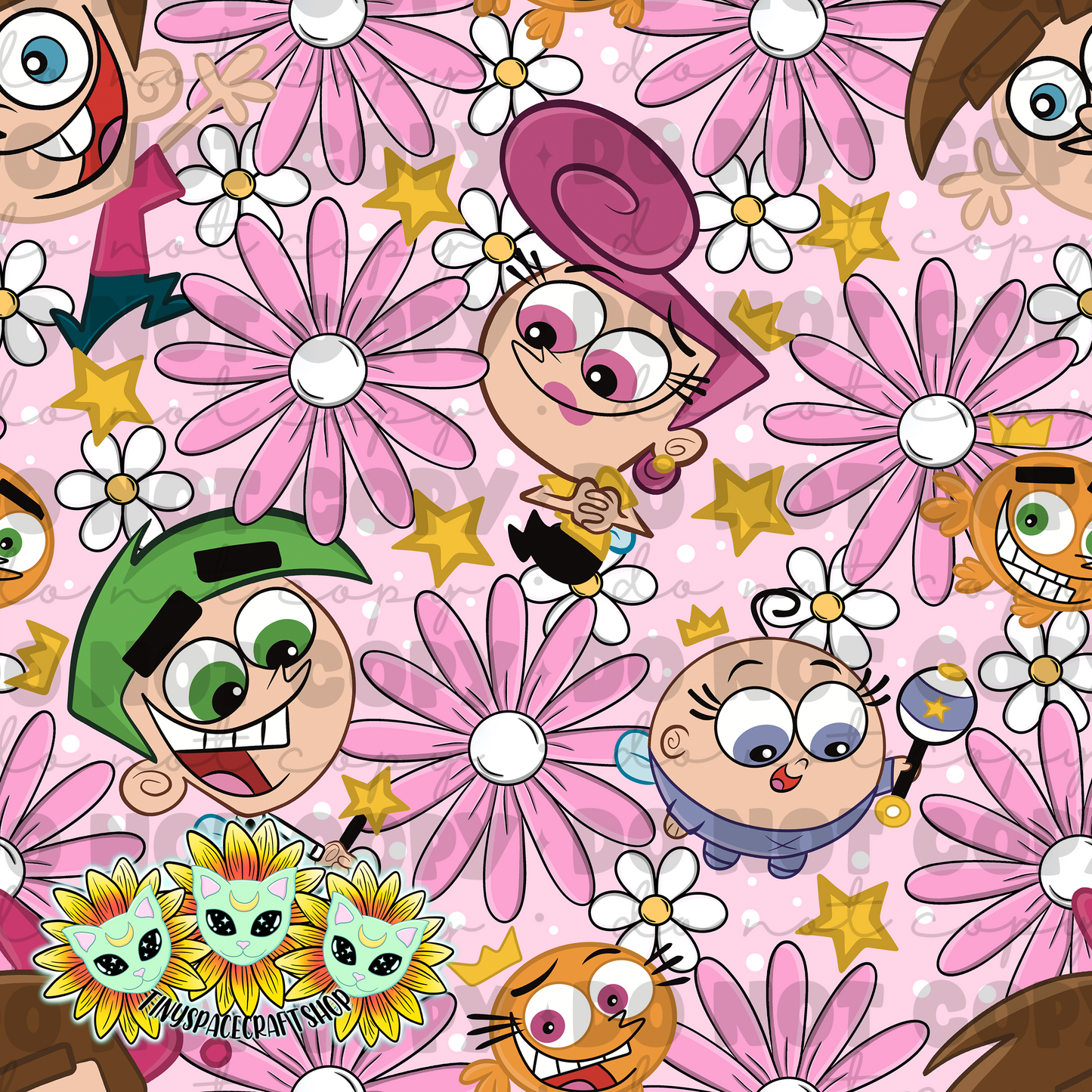 Floral cartoon
