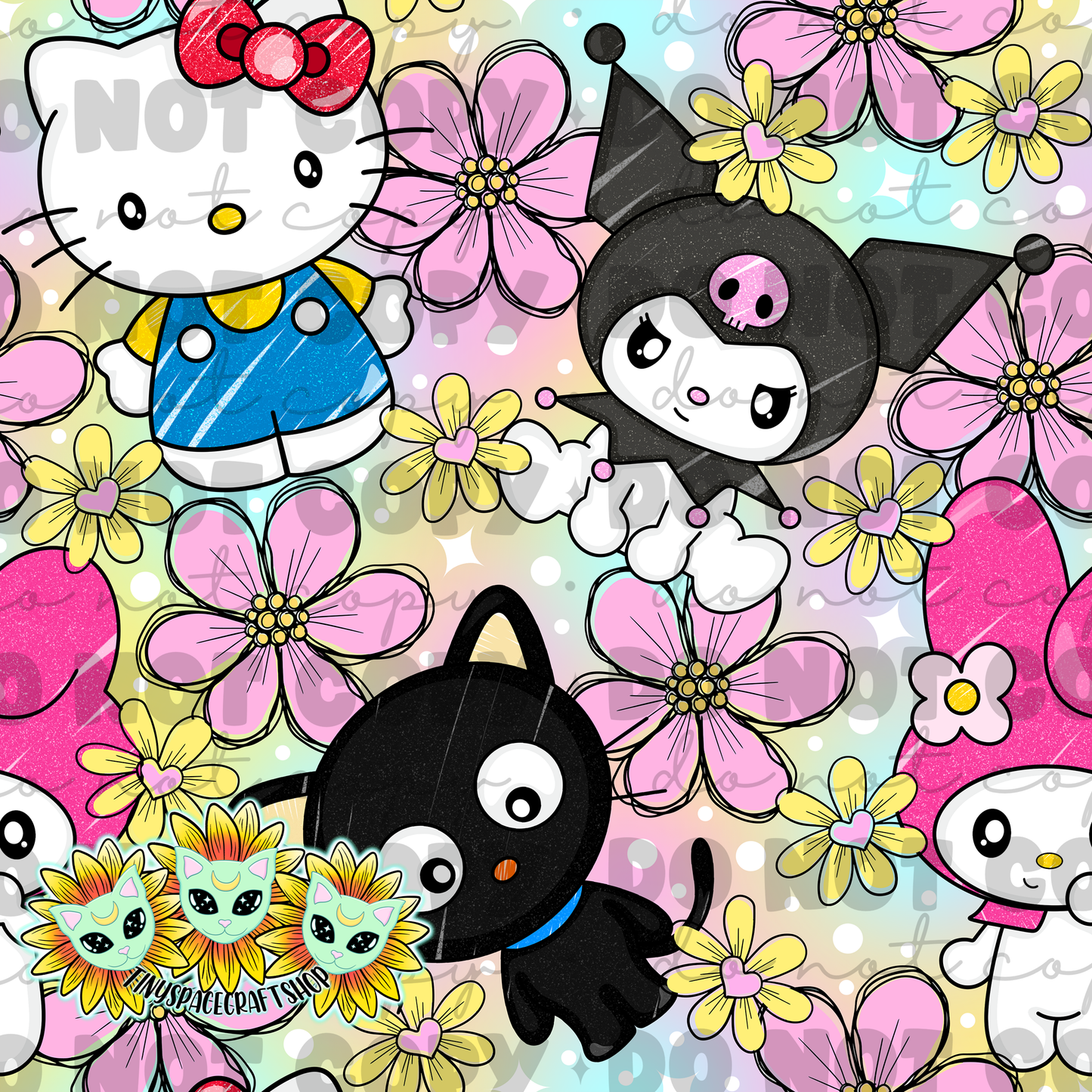 Flower kitty