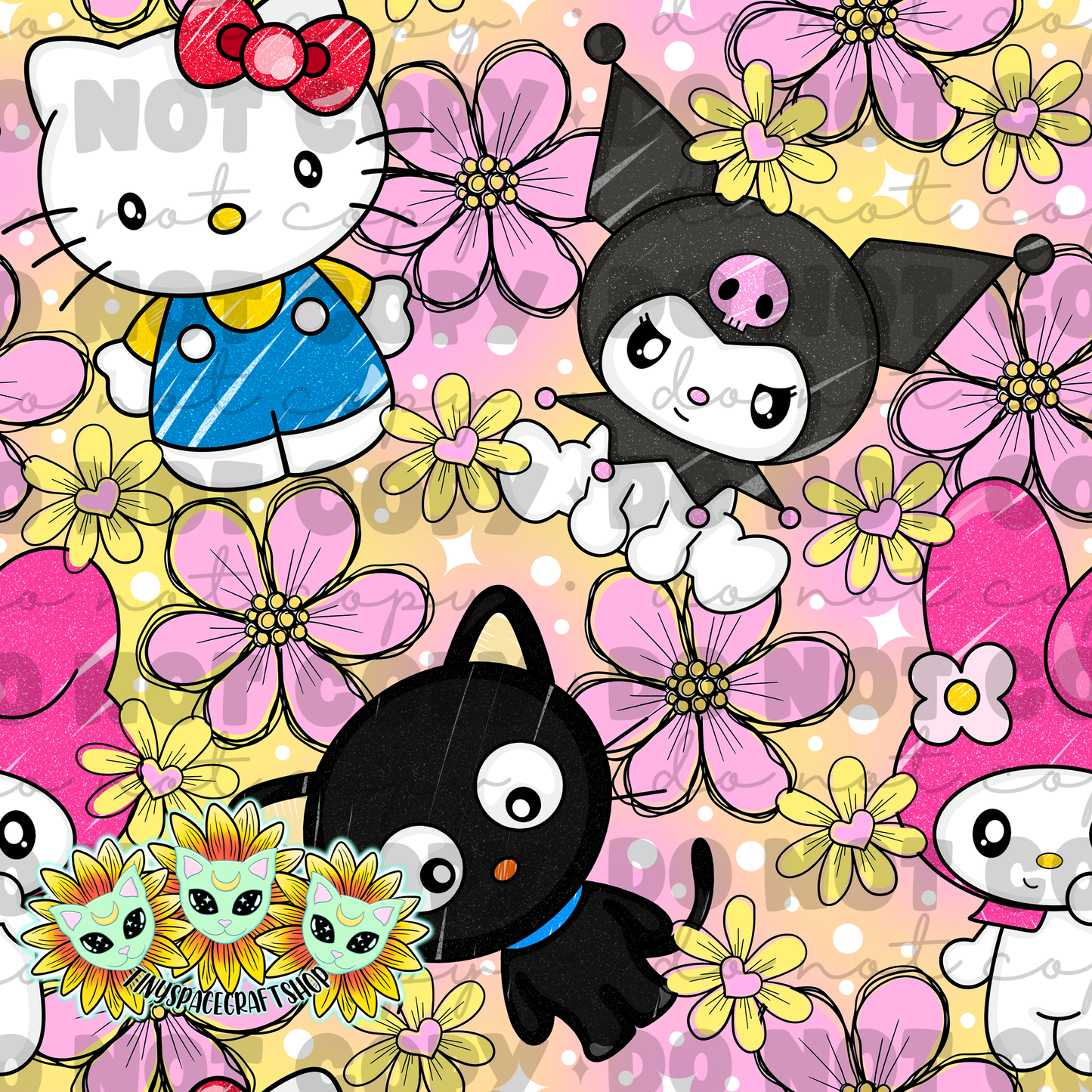 Flower kitty