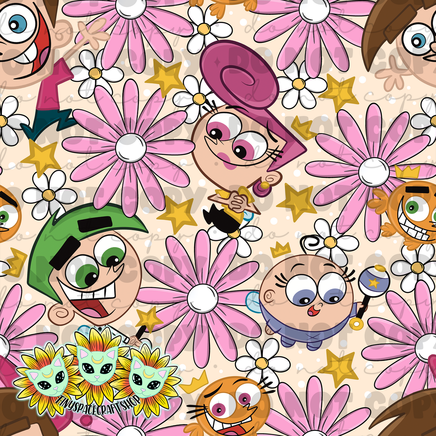 Floral cartoon