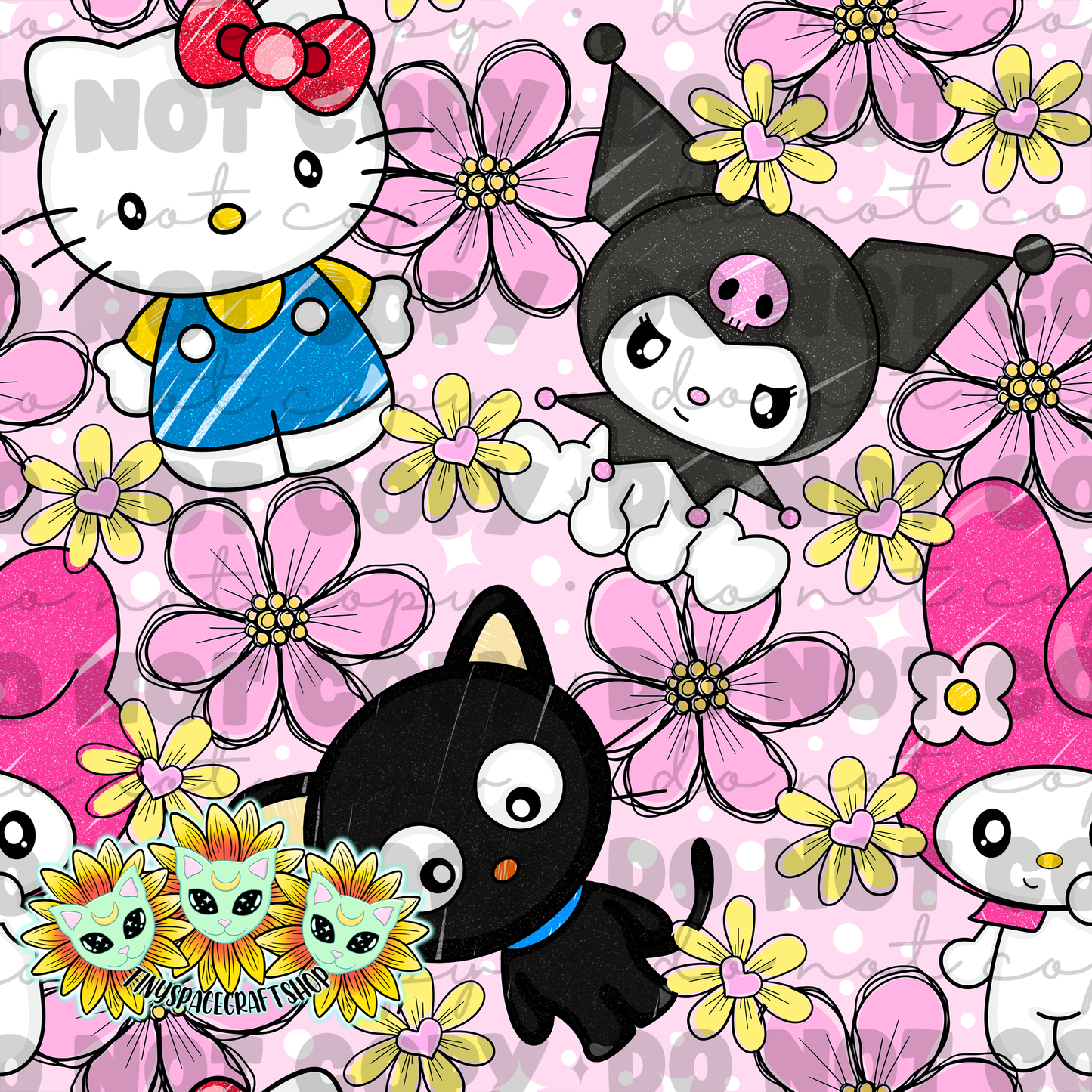 Flower kitty