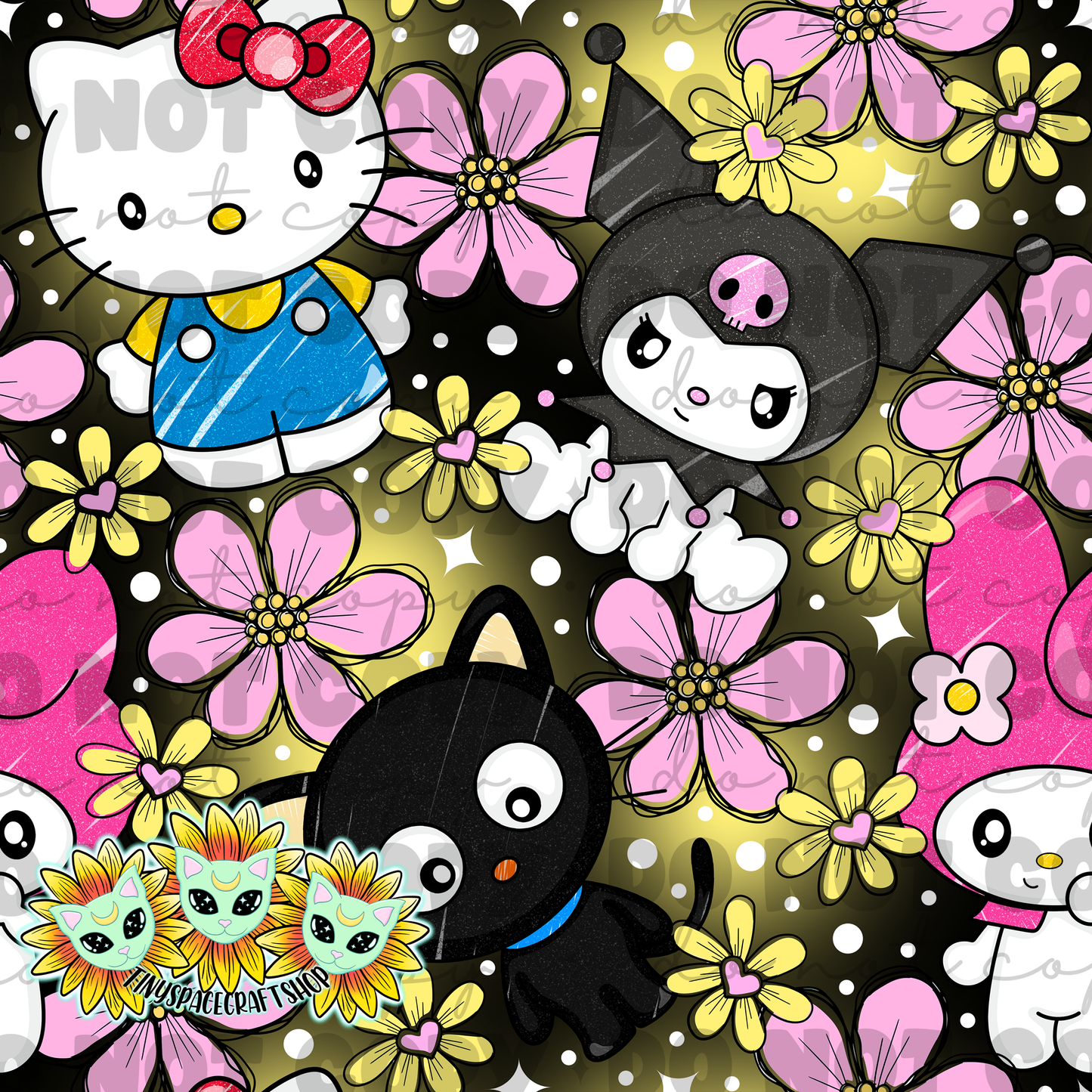 Flower kitty
