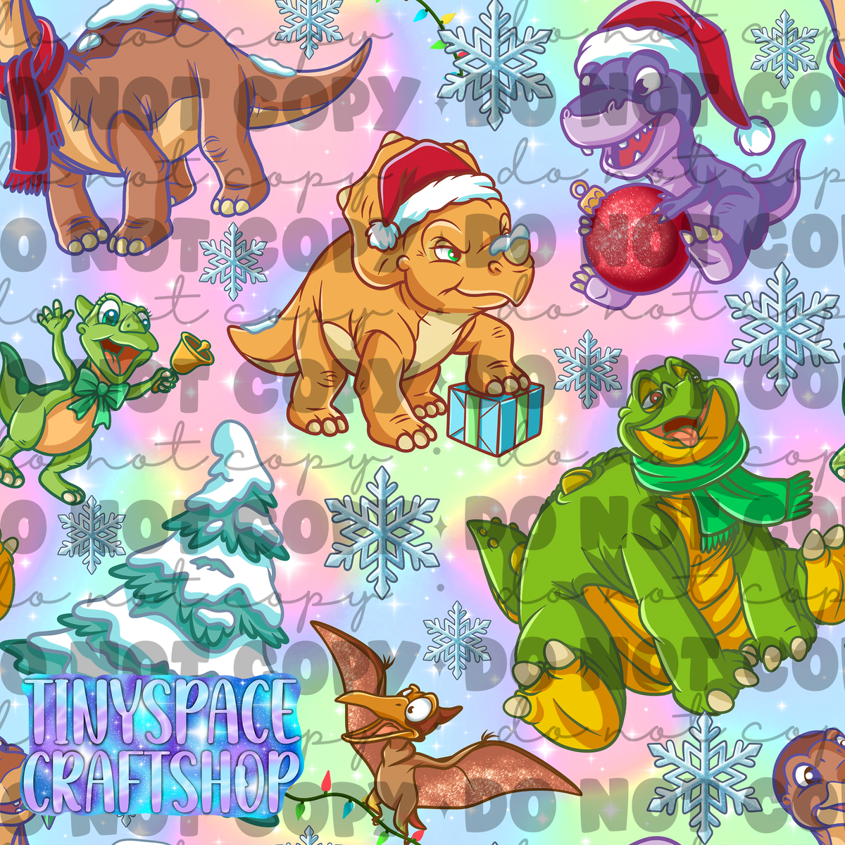 Christmas Dino