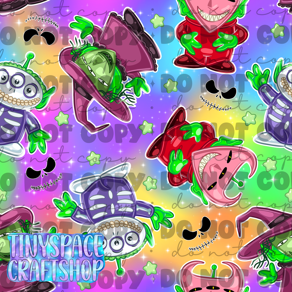 Toy aliens mash