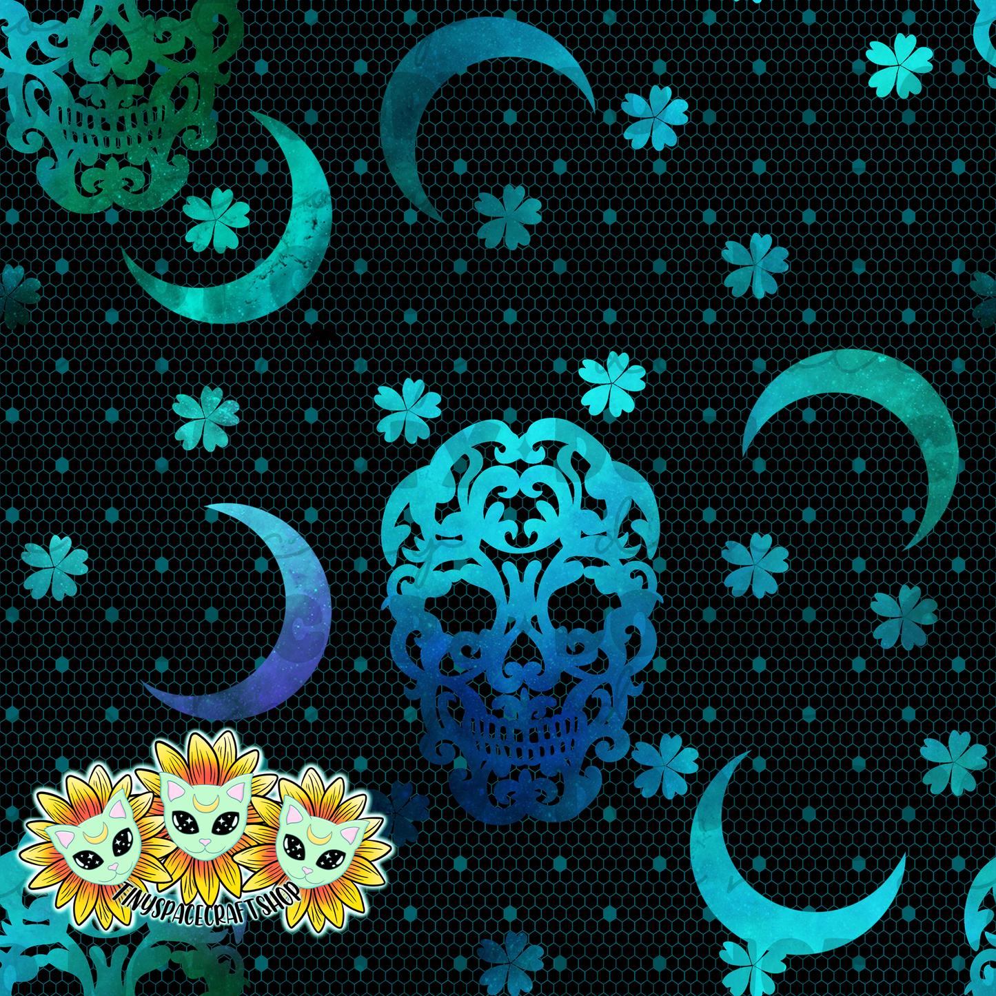 Lace skull