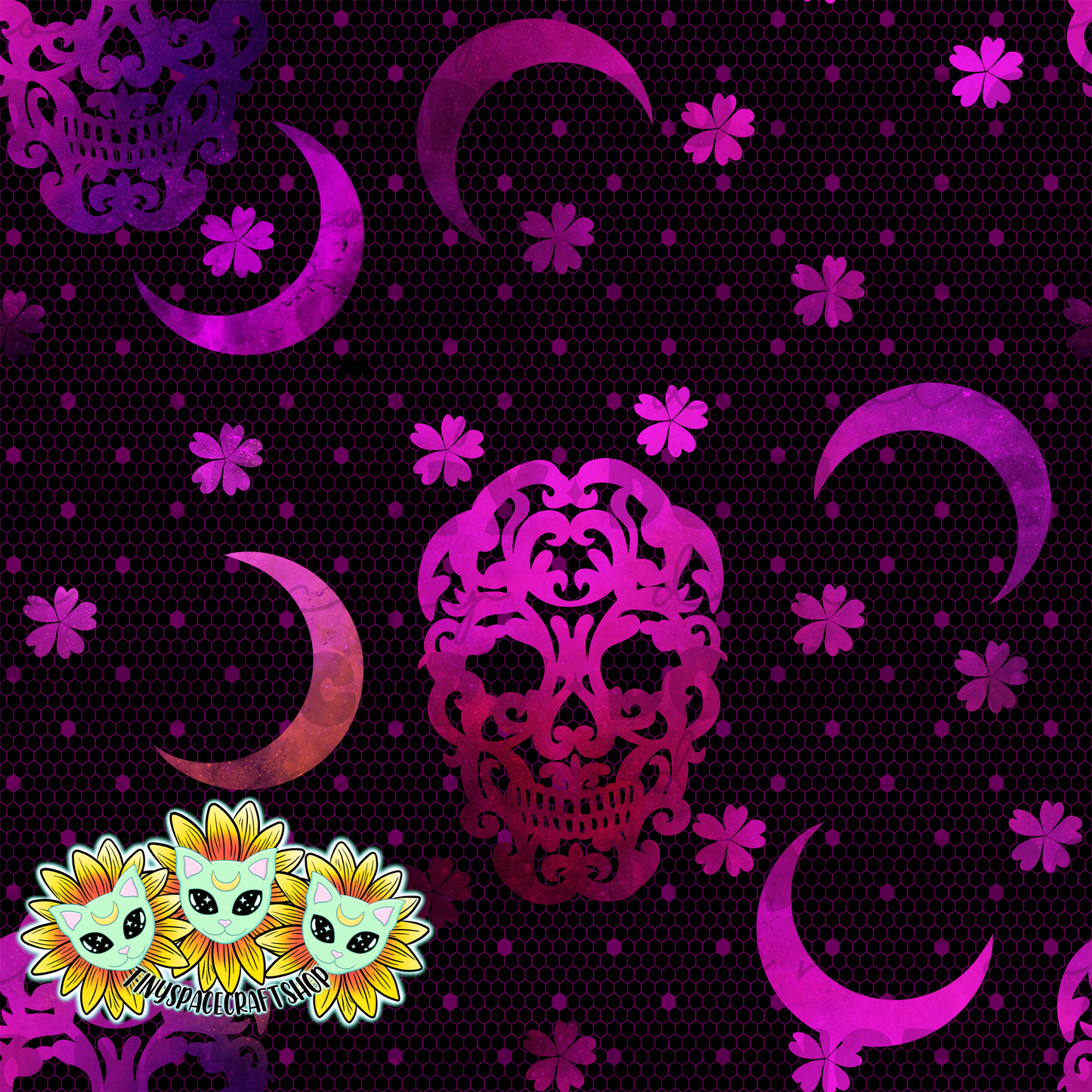 Lace skull