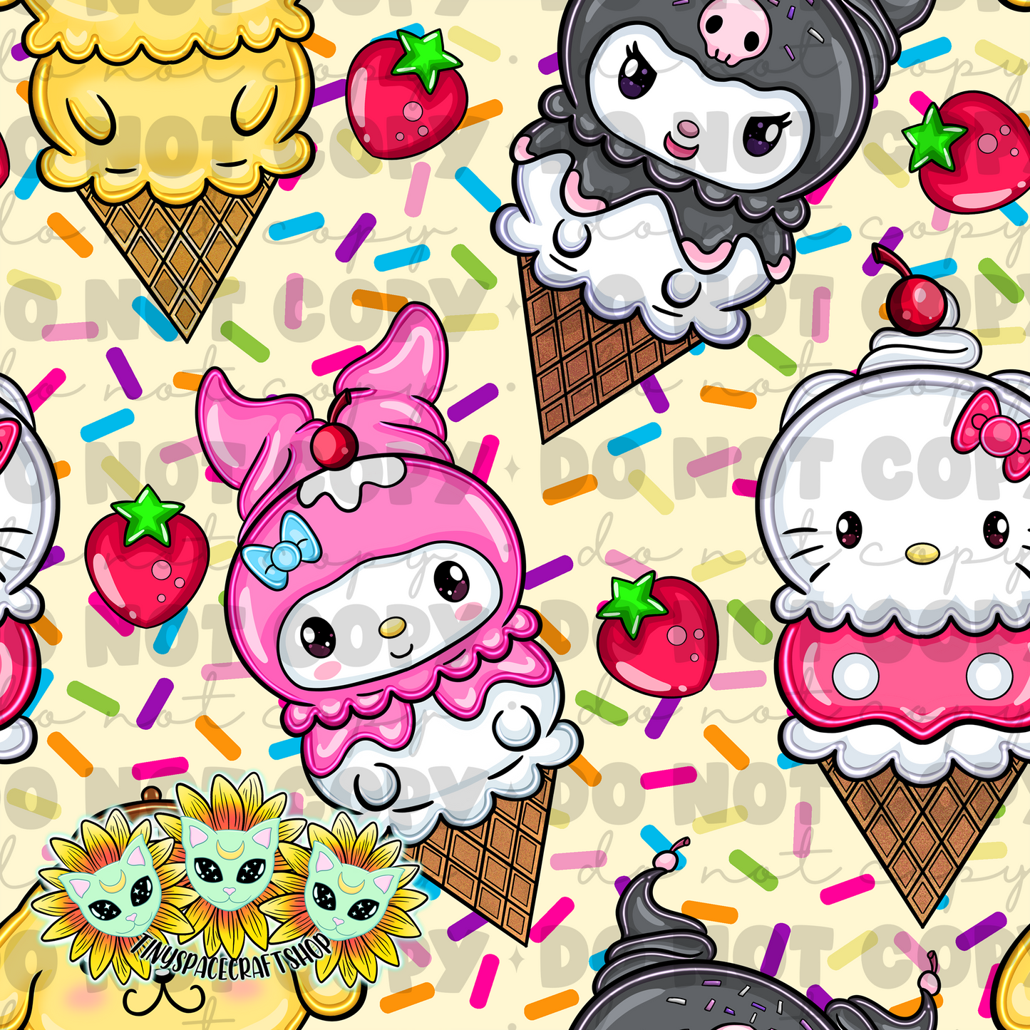 Kitty ice cream