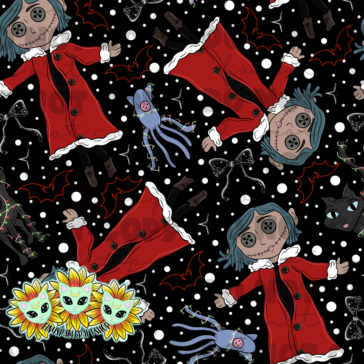 Christmas button