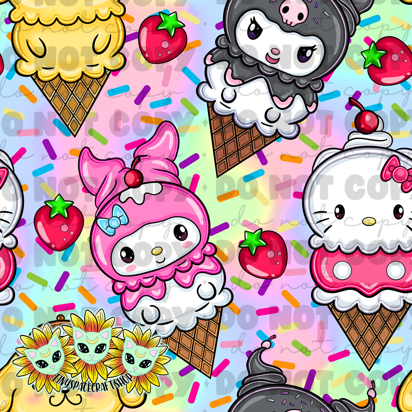 Kitty ice cream
