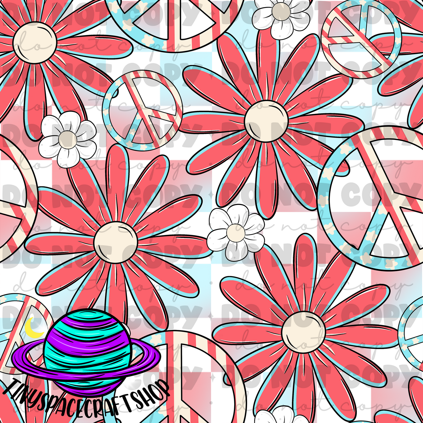 Fourth of July floral peace