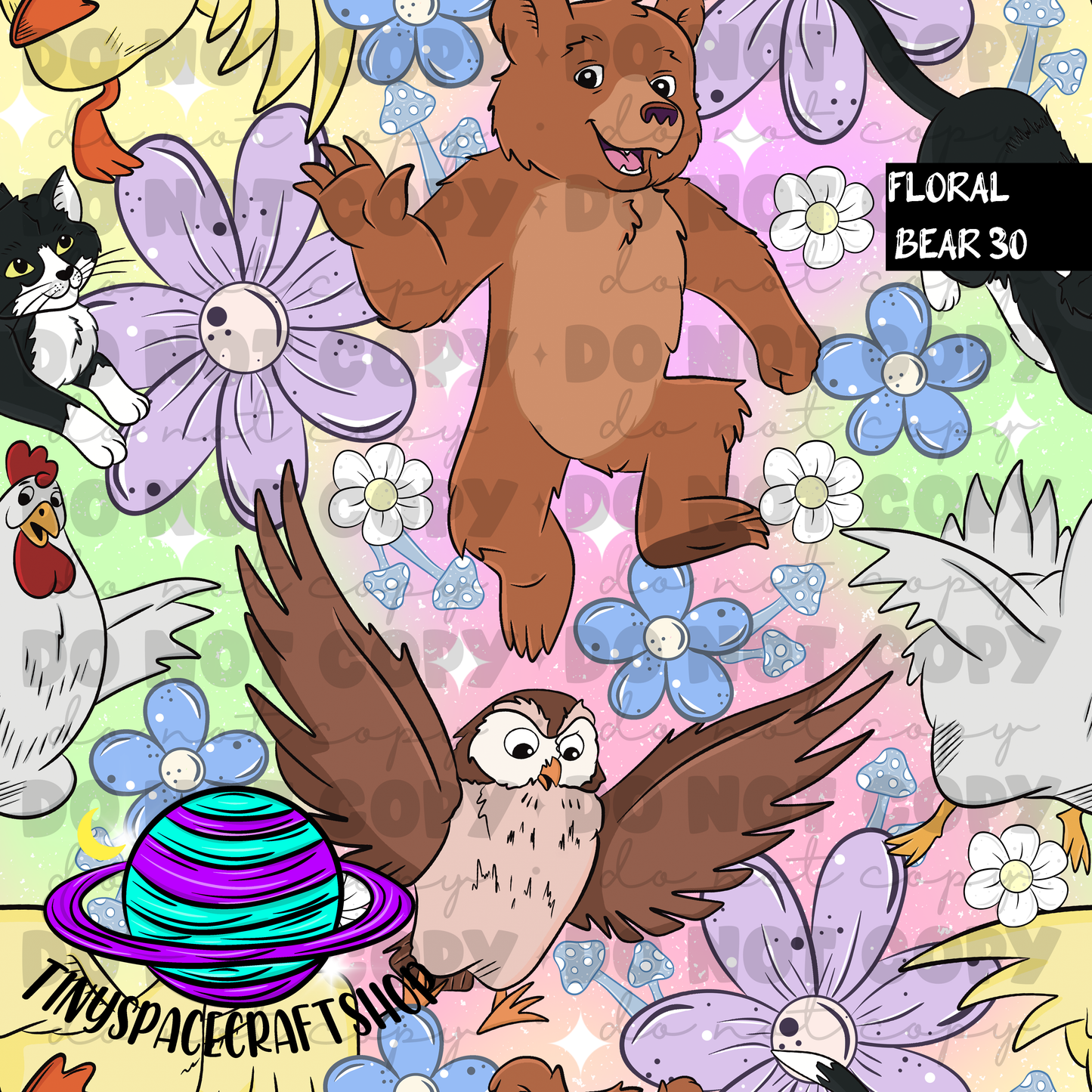 Floral Bear