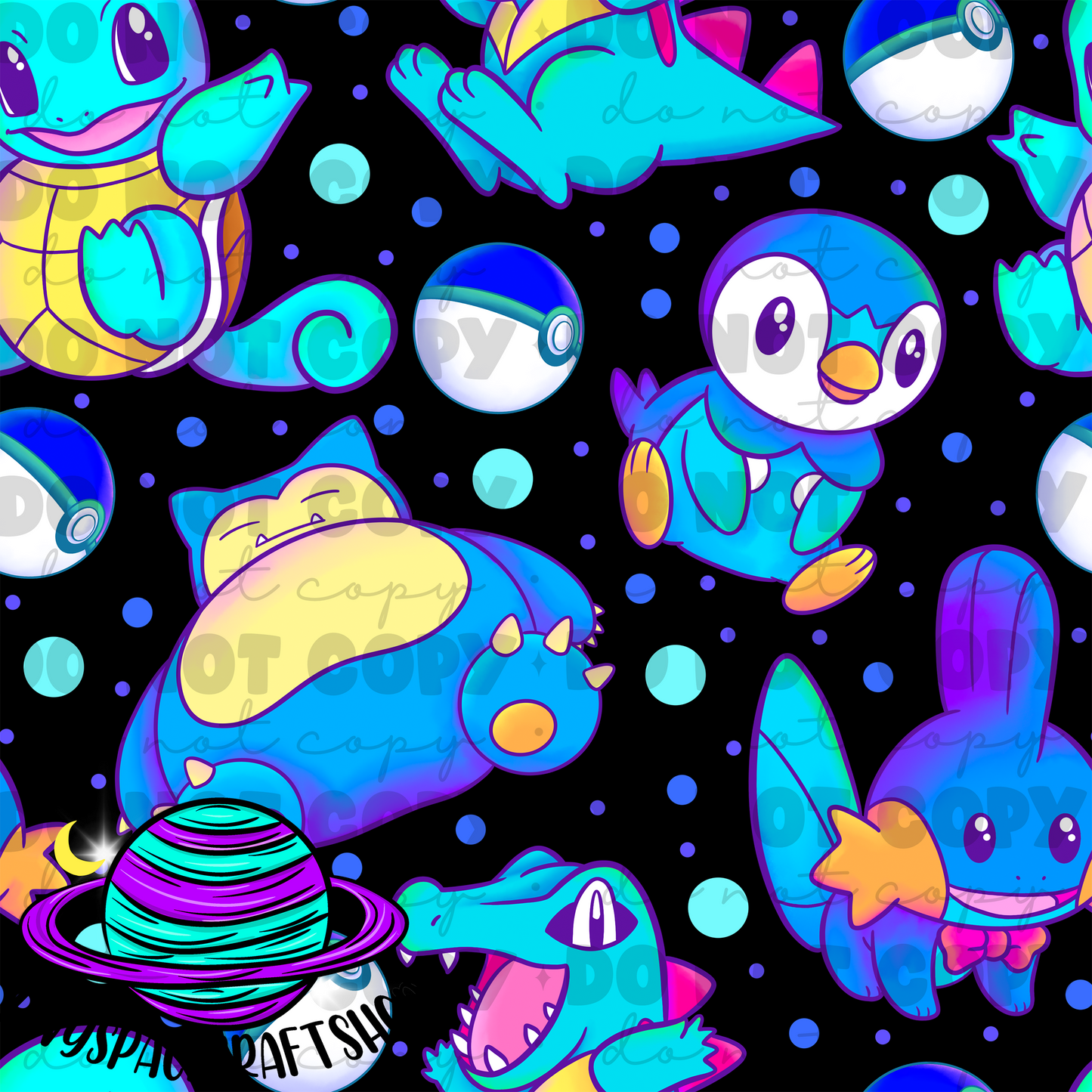 Blue poke