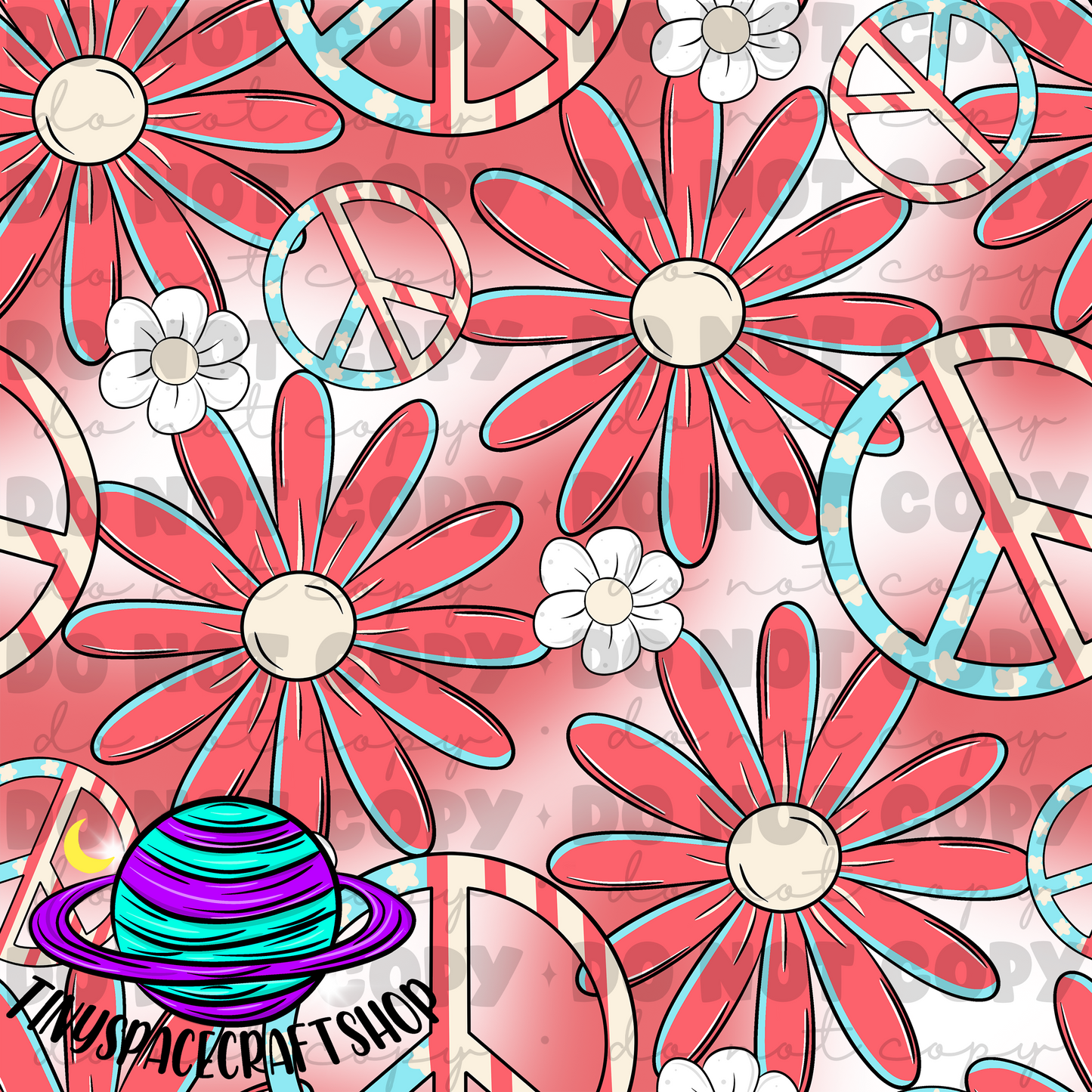 Fourth of July floral peace