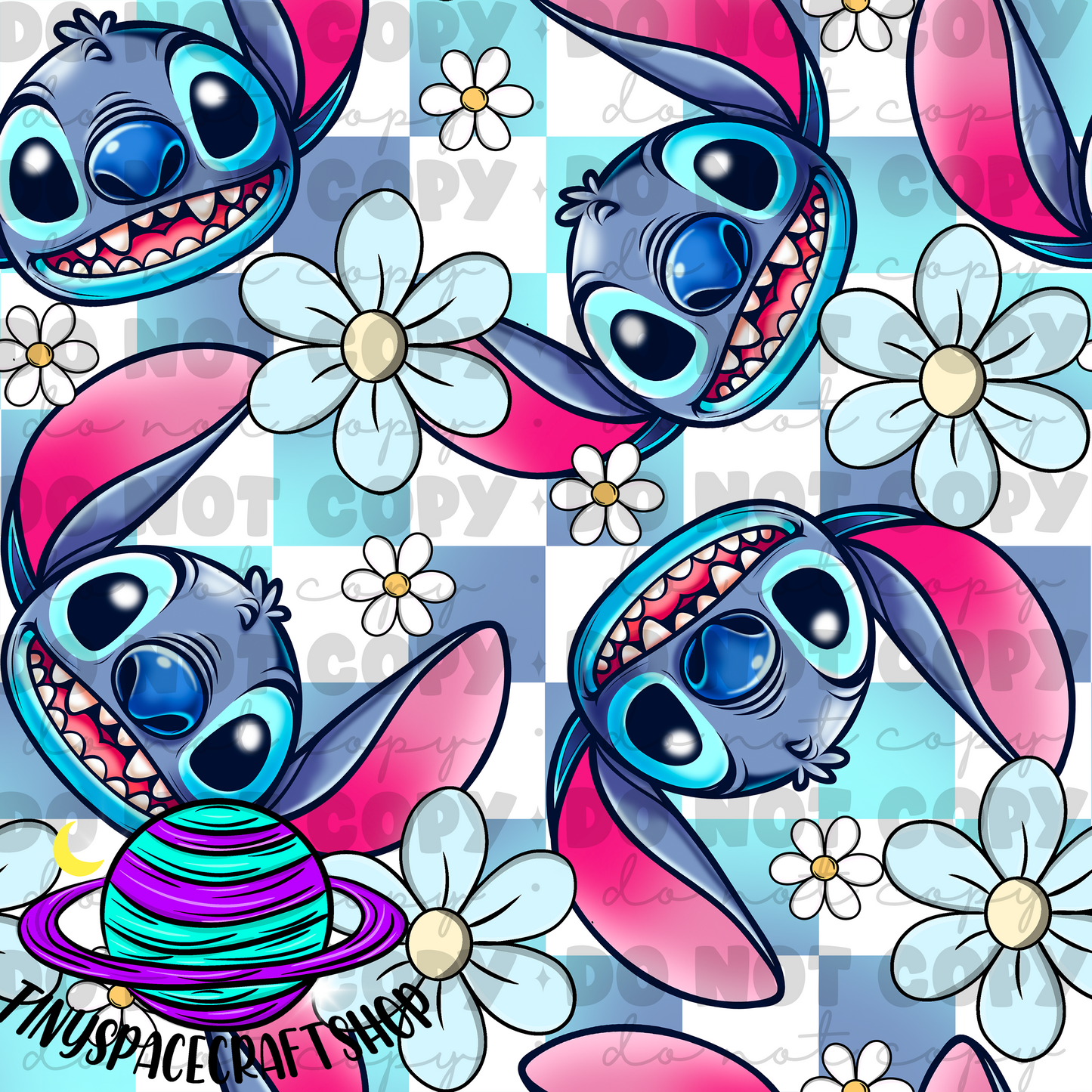 Floral blue