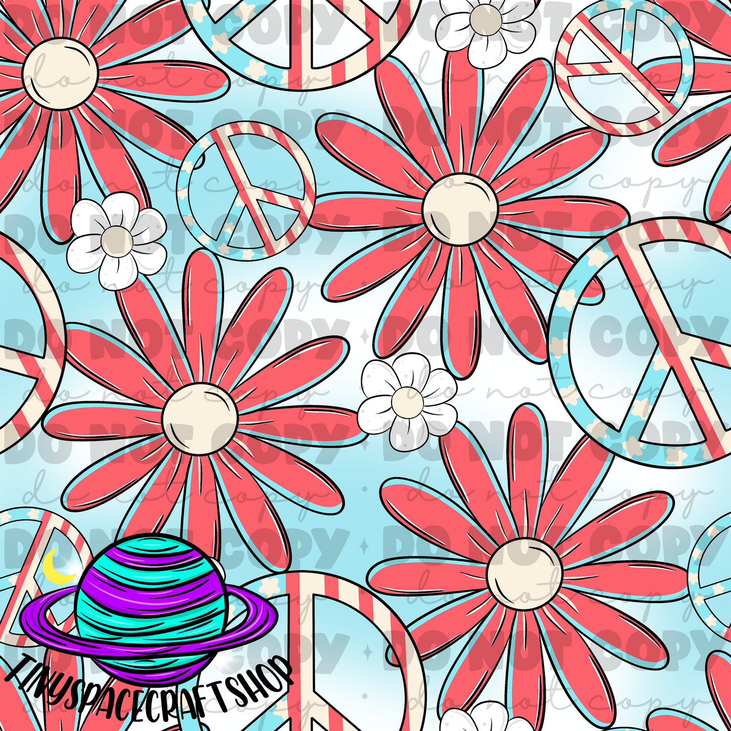 Fourth of July floral peace