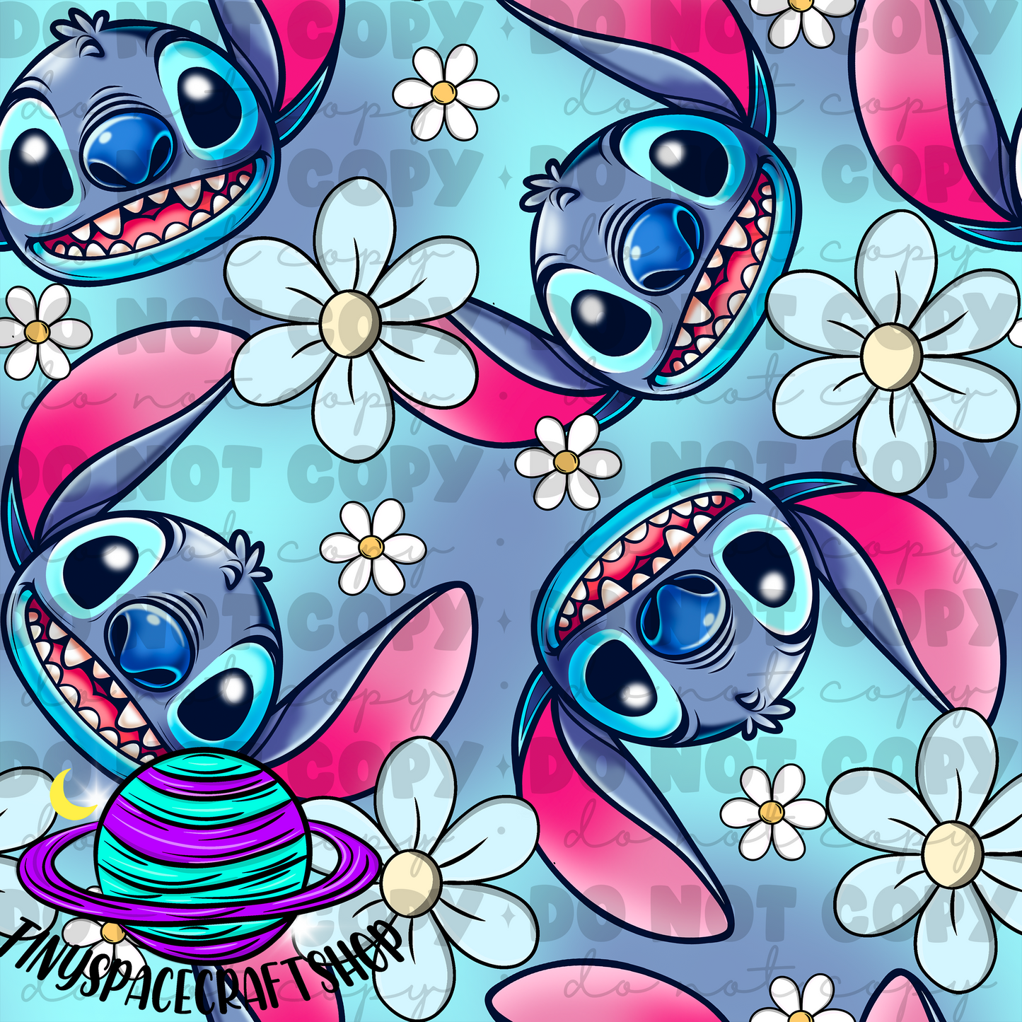 Floral blue