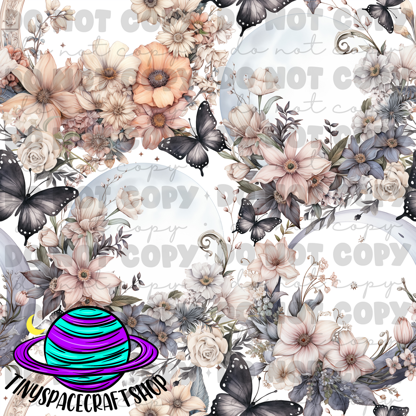 Floral moon