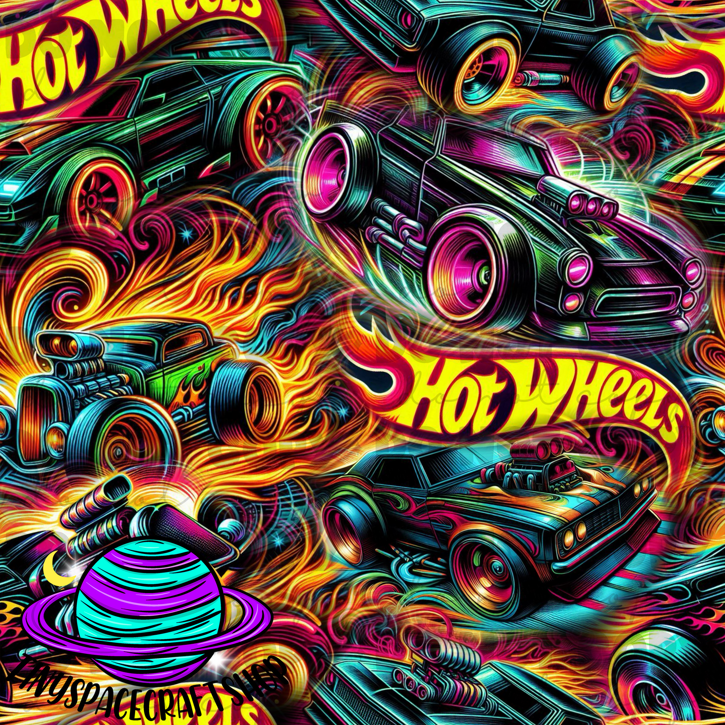 Neon wheels