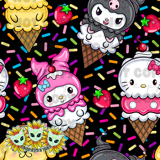 Kitty ice cream