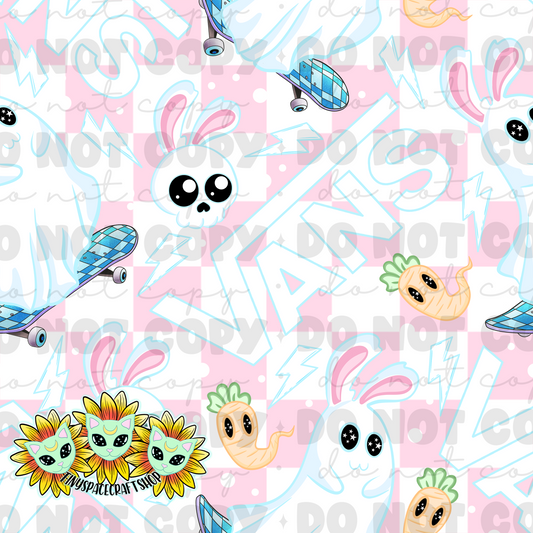 V ghost bunny