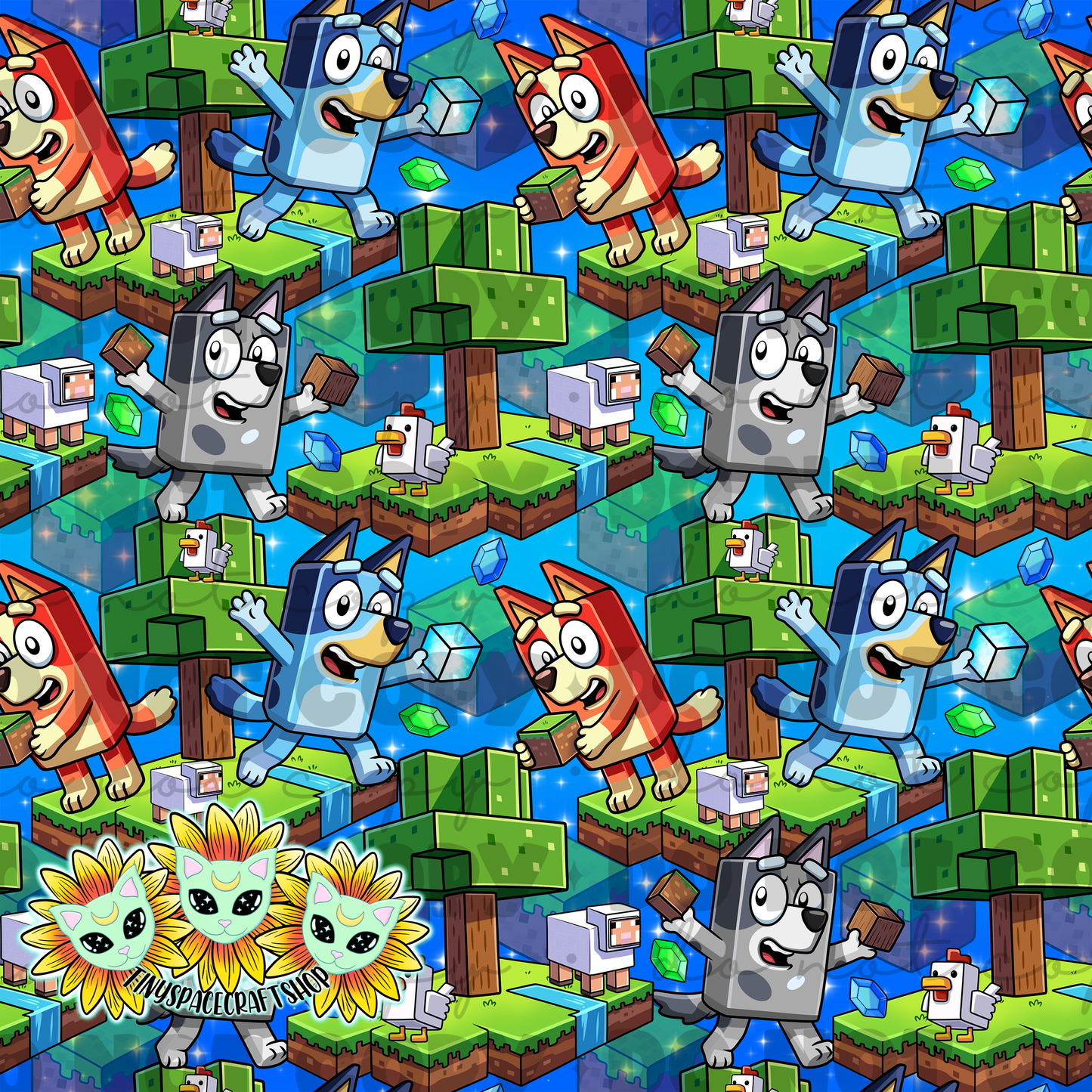 Mine blue