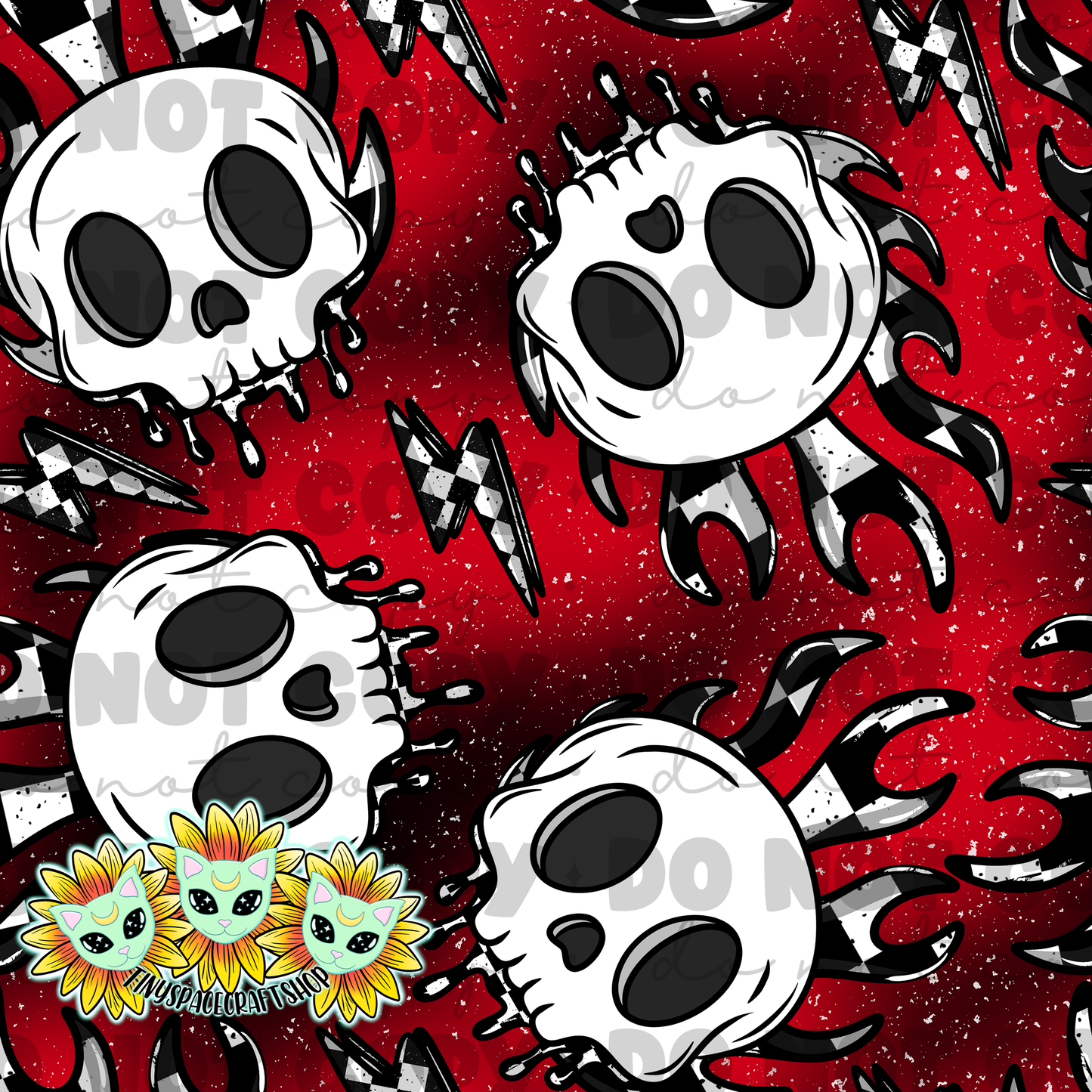 Checker skull