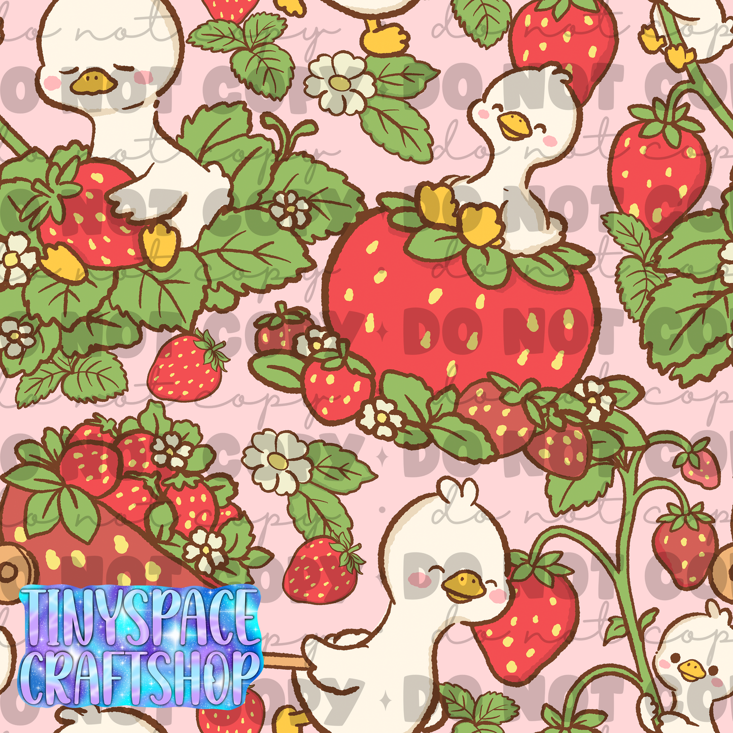 Strawberry duck