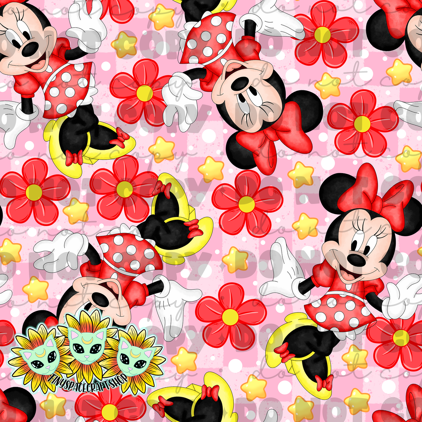 Floral girl mouse