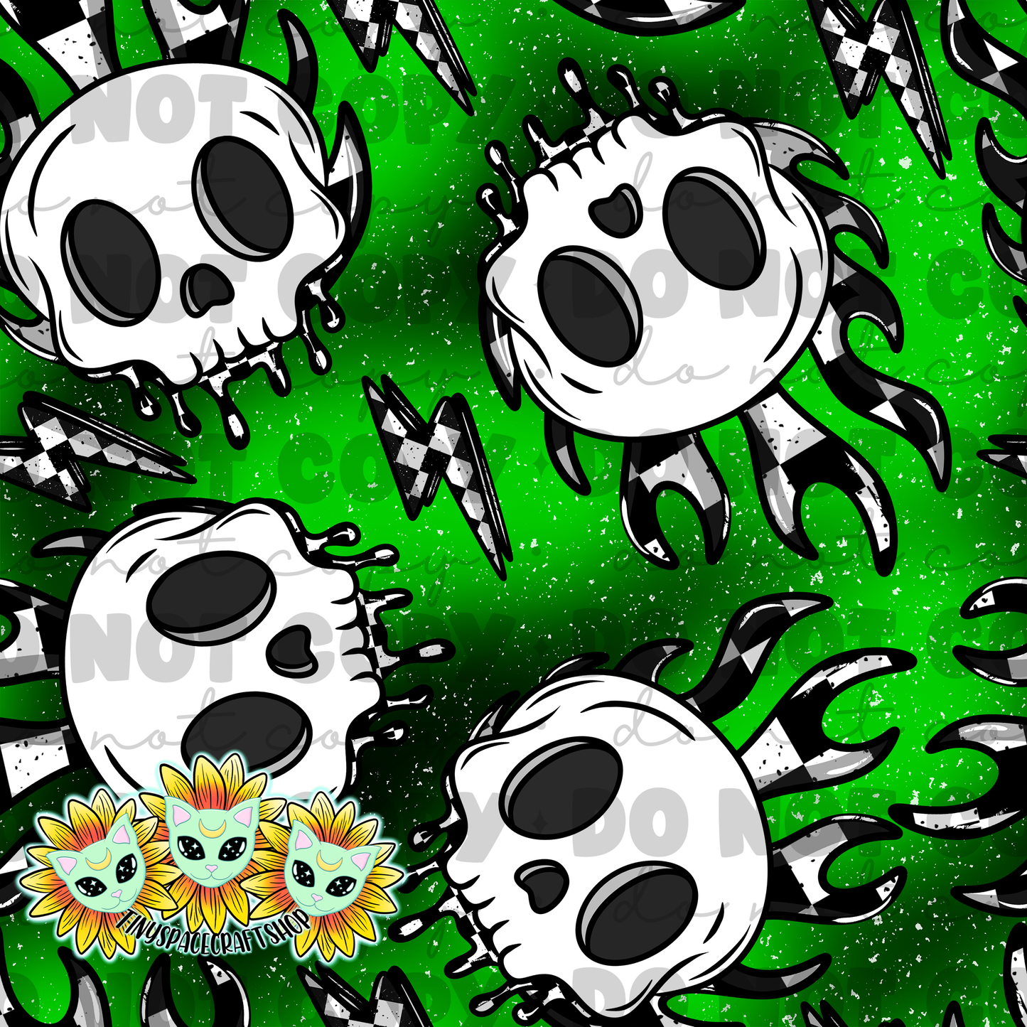 Checker skull