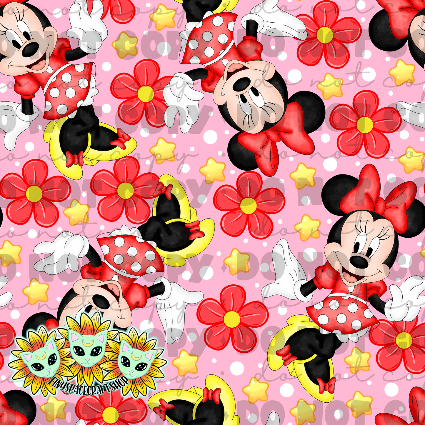 Floral girl mouse