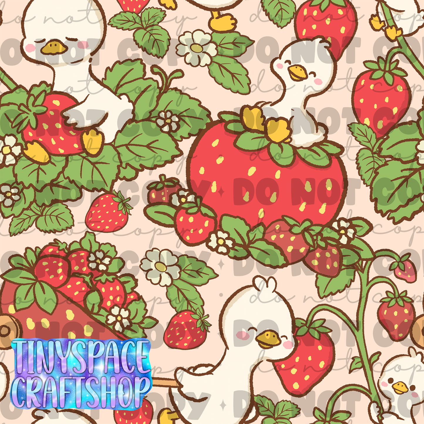 Strawberry duck