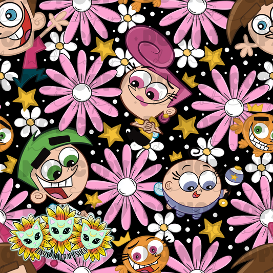 Floral cartoon