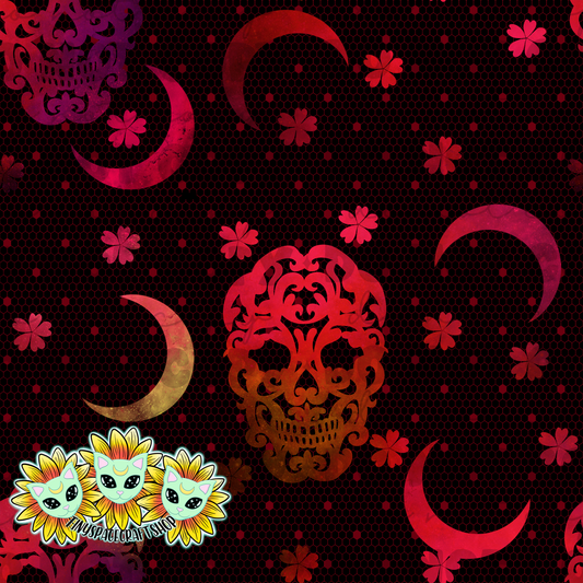 Lace skull