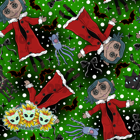 Christmas button