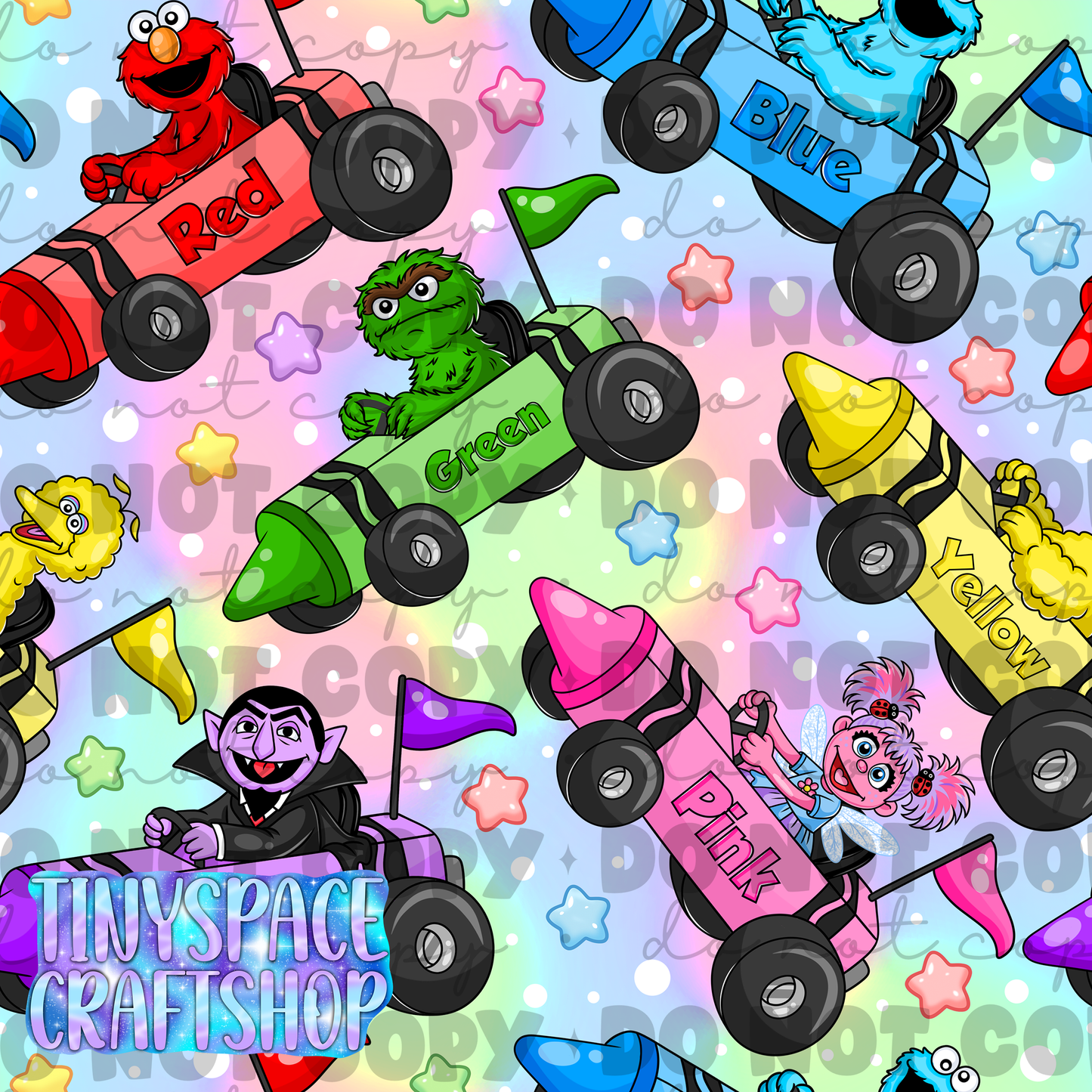 Cartoon crayons