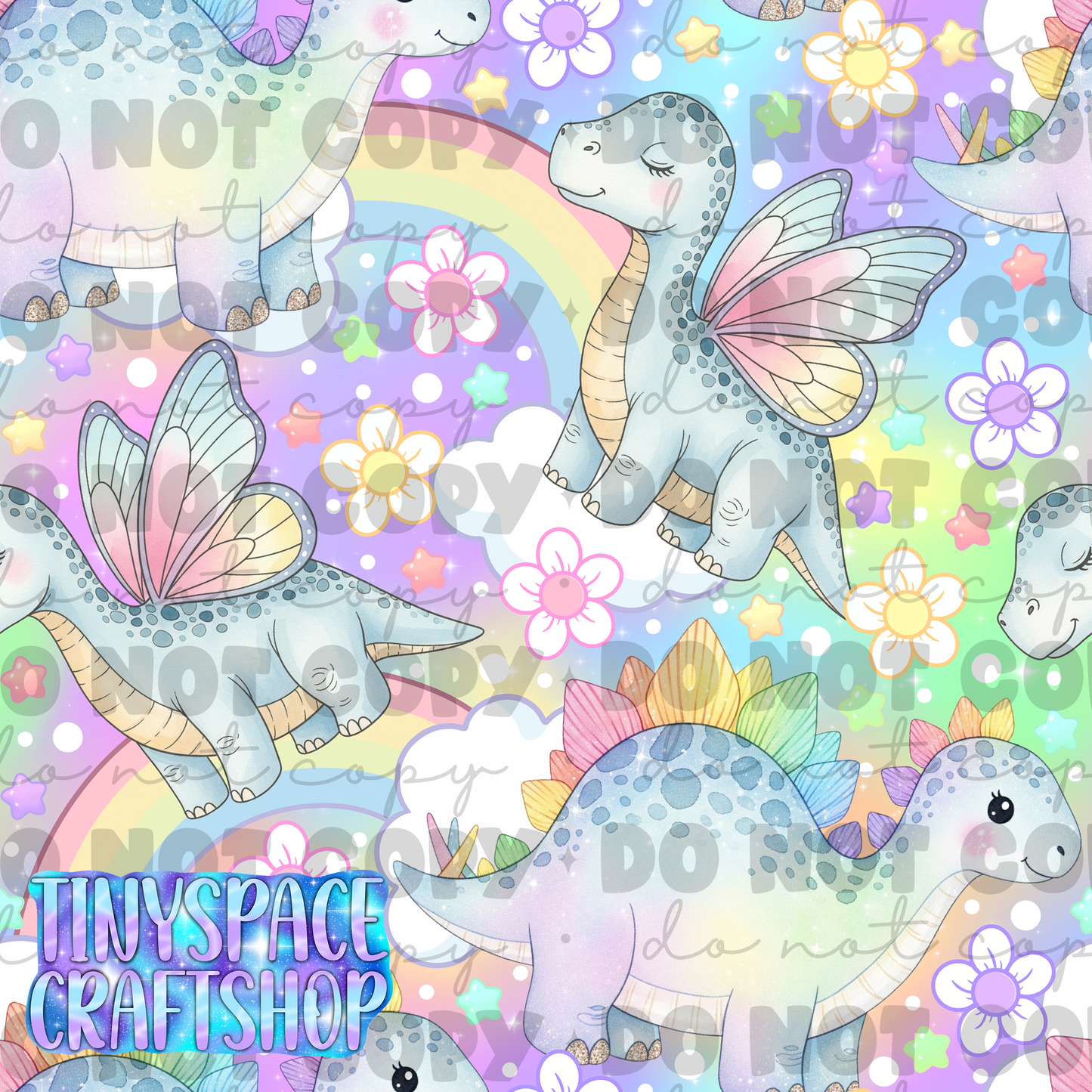 Rainbow Dino