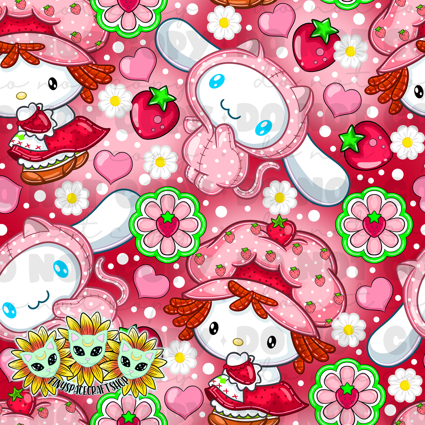 Strawberry cat