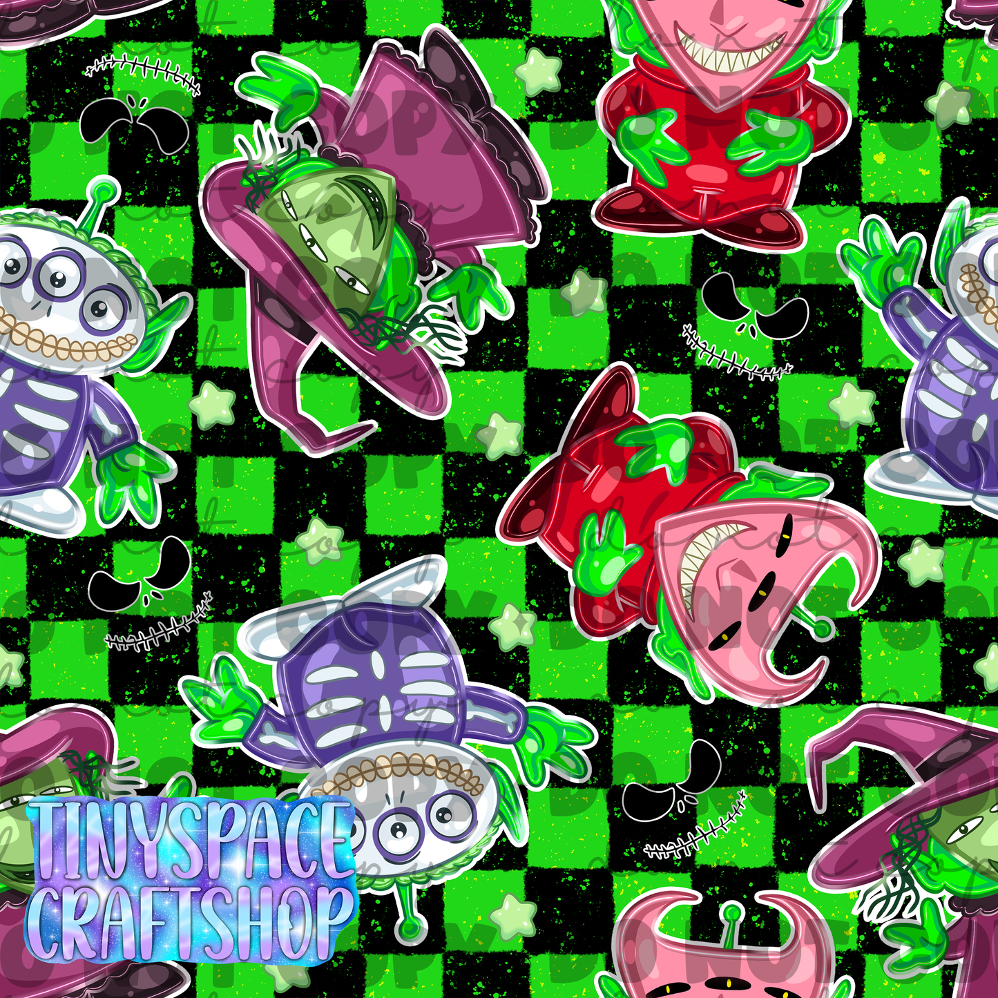 Toy aliens mash