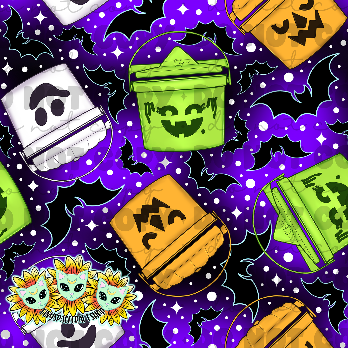Halloween buckets