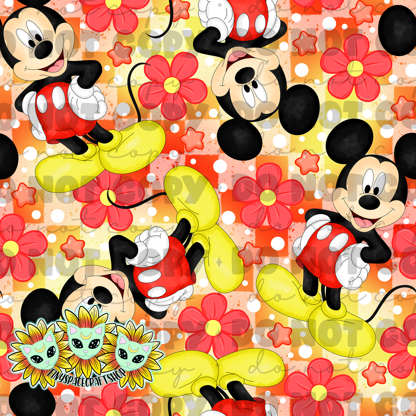 Floral mouse