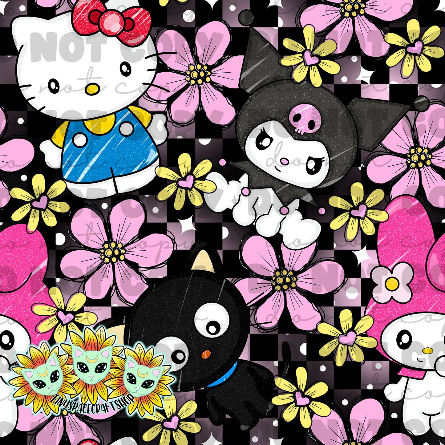 Flower kitty